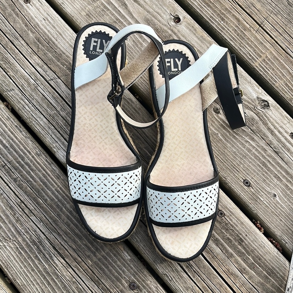 Fly London Ekal wedge sandals - Preloved